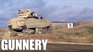 Bradley IFV Gunnery  Infantry Fighting Vehicle Live Fire [upl. by Trudi]