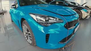 Full Wrap KIA Stinger Miami Blue [upl. by Edahc]