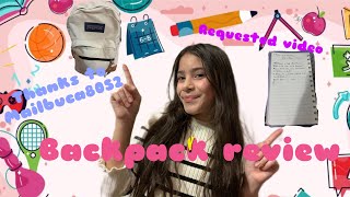 Backpack review Madeleine fun love Requested video [upl. by Hsetih]