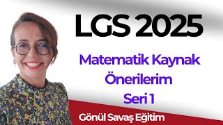 LGS 2025  Matematik Kaynak Önerilerim lgs2025 lgs [upl. by Arrek]