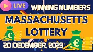 Massachusetts Evening Lottery Draw Results  20 Dec 2023  The Numbers Game  Mass Cash  Powerball [upl. by Rustice]