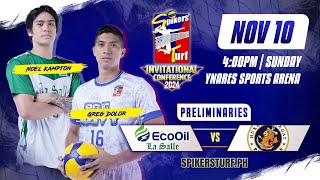 ECOOIL LA SALLE VS PGJC NAVY  SPIKERS TURF INVITATIONAL CONFERENCE 2024  NOVEMBER 10 2024  4PM [upl. by Duwalt]