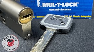 Quick pick on a Multlock MT5 picking tips on Pin in pin locks [upl. by Dhar]