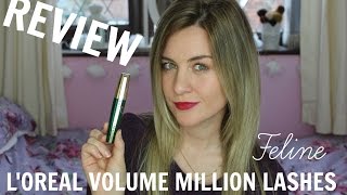 Loreal Volume Million Lashes Feline Mascara First ImpressionsReview  Through Chelseas Eyes [upl. by Frasco]