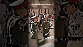 field Marshal always ✅ on duty🥷🥷🪖🇮🇳🇮🇳 viralvideo indainarmy army [upl. by Barvick]