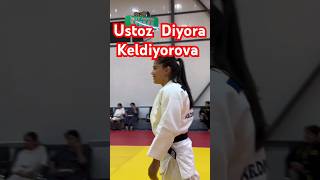 Diyora Keldiyorova mashqlarda diyorakeldiyorova ViralShorts rekreels trends trending judo o [upl. by Socin]