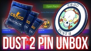 CSGO PINS RELEASED  DUST 2 UNBOX [upl. by Elicul]