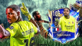 106 MAIGNAN REVIEW  FIFA MOBILE GAMEPLAY ⚽ [upl. by Frydman]