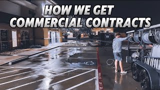 How To Get Commercial Contracts  Pressure Washing Contracts [upl. by Suirad]