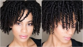 How To Twisted Coil Out on Natural Hair  Super Defined Curls [upl. by Ahsatal]