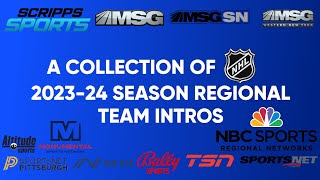 A Collection of NHL 202324 Season Regional Team Intros NEW VERSION IN DESCRIPTION [upl. by Tella189]