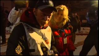 Oldest winner ever brings Iditarod to an end [upl. by Gaston248]