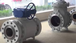 fixed trunnion mounted ball valve from 25 years china valve factory [upl. by Ydnor3]