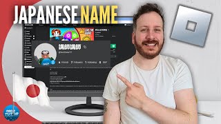 How To Get Japanese Display Name On Roblox 2024 [upl. by Nivloc]