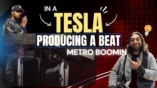 IN A TESLA PRODUCING A BEAT  METRO BOOMIN 2024 [upl. by Udella998]