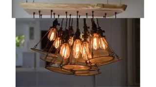 Candelabre din becuri Edison  Atas Lighting [upl. by Had]