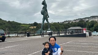 Ilfracombe harbour statue of Verity North Devon [upl. by Henebry]