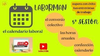 el control horario y el calendario laboral [upl. by Anitsirhcairam]