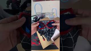 It is the best Miles Morales mask 🥹🕷️🕸️ spiderman marvel milesmorales [upl. by Nauqet434]