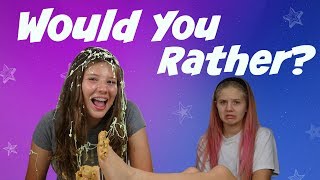 WOULD YOU RATHER CHALLENGE  HILARIOUS  Taylor and Vanessa [upl. by Oiznun]