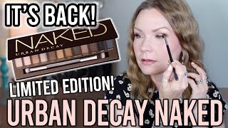 Its Back Urban Decay Naked Original Palette Limited Edition  LipglossLeslie [upl. by Lipps964]