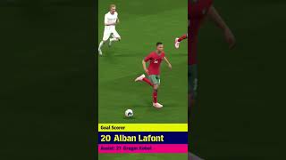 Alban lafont goal 👌 subscribe efootball pleaselike ytshort shortsvideo trending [upl. by Tolecnal]