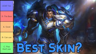 Darius Skin Tier List Porcelain Edition [upl. by Leynad]