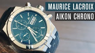 Maurice Lacroix Aikon Chronograph  Test  Review  Deutsch [upl. by Nayek]