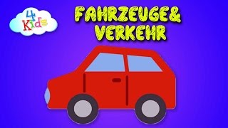 Fahrzeuge und Verkehr lernen für Kinder Zu LandWasser und Luft deutsch [upl. by Iila]