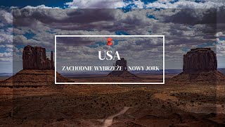 USA  zachodnie wybrzeże  Nowy Jork 4K [upl. by Circosta]