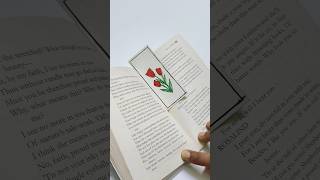 Bookmark ideas 🔖🥀 youtube art bookmarkdrawingytshorts ytshortsdrawingpainting bookmarking [upl. by Nuj]