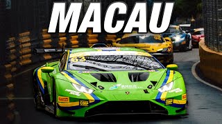 MACAU Onboard Lap with Edoardo Mortara in a Lamborghini Huracan GT3 [upl. by Erkan618]