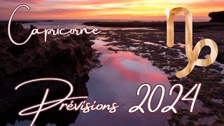 ♑CAPRICORNE PRÉVISIONS 2024  LAmour au coeur de votre année [upl. by Willet465]