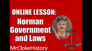 GCSE History  Saxons and Normans Norman Government and Laws [upl. by Odom]