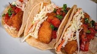 Tacos De Pescado Empanizado  Recetas Mexicanas Faciles [upl. by Eiderf]