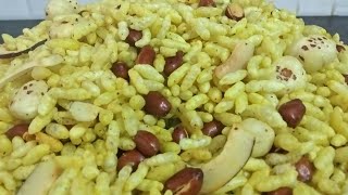 कम समय में बनाइये टेस्टी नमकीन Puffed rice namkeen recipe Lai ki namkeen recipemurmura namkeen [upl. by Barnes]