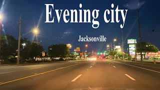 Evening city  Jacksonville Movie [upl. by Loriner]