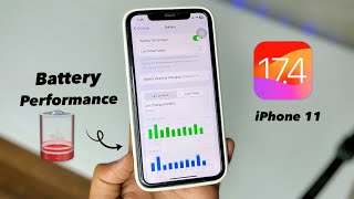 iPhone 11 on iOS 174  battery review [upl. by Arednaxela774]