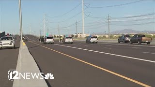 Wrongway crash closes eastbound lanes of Loop 202 at 24th Street [upl. by Annabal]