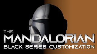 Black Series quotThe Mandalorianquot Electronic Helmet Customization [upl. by Iorio]