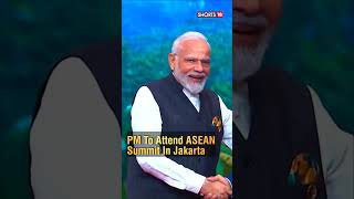 PM Modi Reaches Convention Centre In Jakarta Indonesia  ASEAN Summit 2023  shorts [upl. by Kinna615]