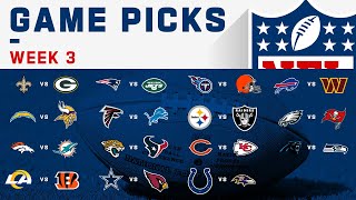 NFL Week 3 Game Picks [upl. by Decrem]