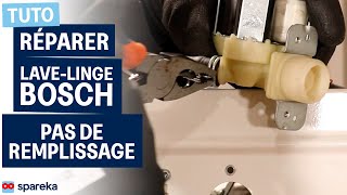 Comment réparer une machine à laver BOSCH qui ne se remplit plus en eau [upl. by Keen280]