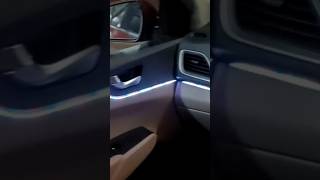 Hyundai Verna ambience light 💯🔥 [upl. by Aifoz]