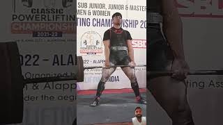 Power lifting powerlifting powerliftingindia motivation powerliftingworkout shorts [upl. by Benjamin]