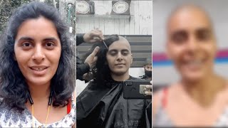 Got my head shaved for the 1st time Headshave Vlog [upl. by Kristien]