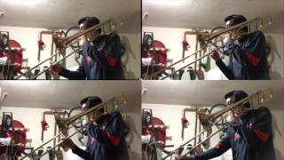 Auburn University fight song quotWar Eaglequot Trombone Cover [upl. by Rakel]