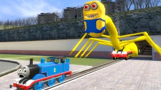 Building a Thomas Train Chased By Cursed Thomas and FriendsThomas Train Minion EATER in GMOD [upl. by Garnett57]