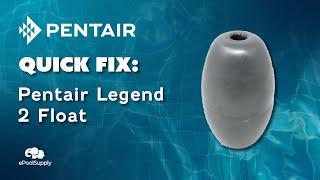 Pentair Kreepy Krauly Legend II Float  Quick Fix [upl. by Anul]