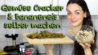 Vegane Gemüse Cracker selber machen  glutenfrei amp super einfach [upl. by Asirem]